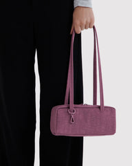 Small Nylon Bowler Bag Wild Plum