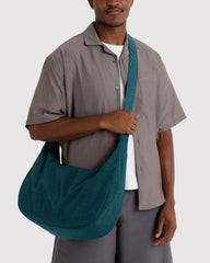 Large Nylon Crescent Bag Deep Sea