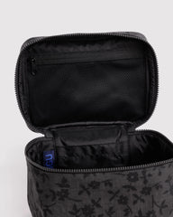Large Cosmetic Case Charcoal Ditsy Floral