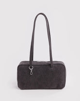 Denim Bowler Bag Washed Black Denim
