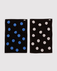 Hand Towel Set of 2 Polka Dot Mix