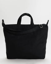 Horizontal Zip Duck Bag Black