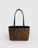 Medium Nylon Reversible Tote Leopard Mix
