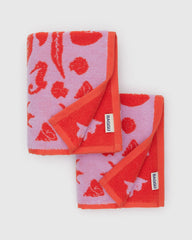 Hand Towel Set of 2 Sea Shells