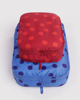 Large Packing Cube Set Polka Dot Mix