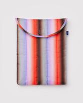 Puffy Laptop Sleeve 13"/14" Gradient Stripe Poppy & Lilac