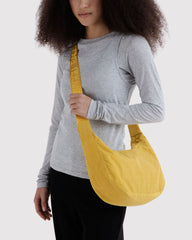 Medium Nylon Crescent Bag Sunflower
