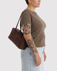 Nylon Bowler Bag Coffee