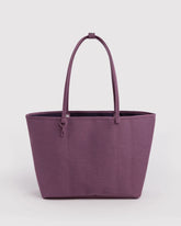 Large Nylon Reversible Tote Wild Plum Mix