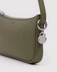 Recycled Leather Pochette Loden