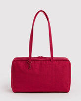 Medium Nylon Bowler Bag Cherry