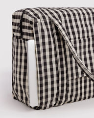 Cloud Carry-On Black And Cream Gingham
