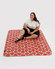 Puffy Picnic Blanket Strawberry