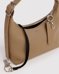 Mini Recycled Leather Shoulder Bag Dune