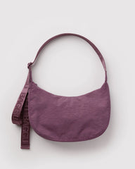 Medium Nylon Crescent Bag Wild Plum