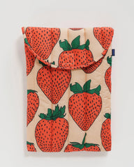 Puffy Laptop Sleeve 16" Strawberry