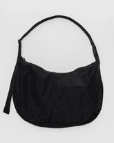 Large Nylon Crescent Bag Black 37.5"