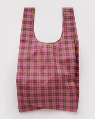 Big Baggu Azalea Pink Tartan