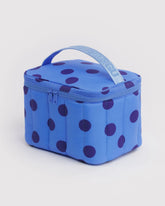 Puffy Lunch Bag Blue Polka Dot