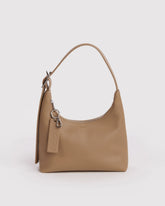 Mini Recycled Leather Shoulder Bag Dune