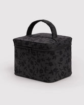 Large Cosmetic Case Charcoal Ditsy Floral