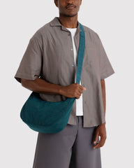 Medium Nylon Crescent Bag Deep Sea