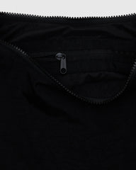 Medium Nylon Crescent Bag Black