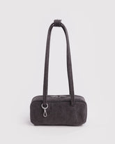 Small Denim Bowler Bag Washed Black Denim