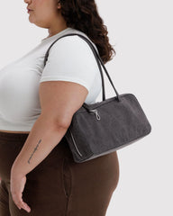 Denim Bowler Bag Washed Black Denim