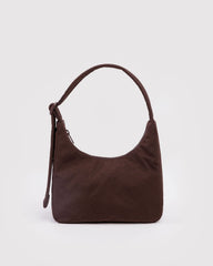 Mini Nylon Shoulder Bag Coffee