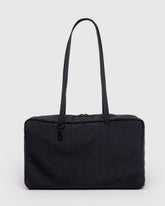 Medium Nylon Bowler Bag Black