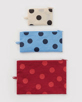 Flat Pouch Set Polka Dot Mix