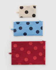 Flat Pouch Set Polka Dot Mix