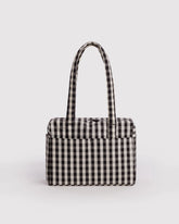 Everyday Cloud Bag Black And Cream Gingham