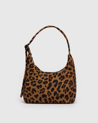 Mini Nylon Shoulder Bag Leopard