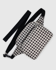 Fanny Pack Black & White Gingham