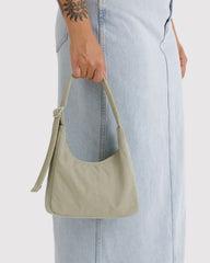 Mini Nylon Shoulder Bag  Celadon