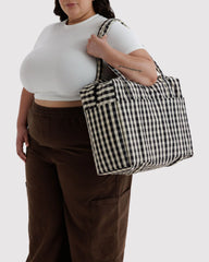 Cloud Carry-On Black And Cream Gingham