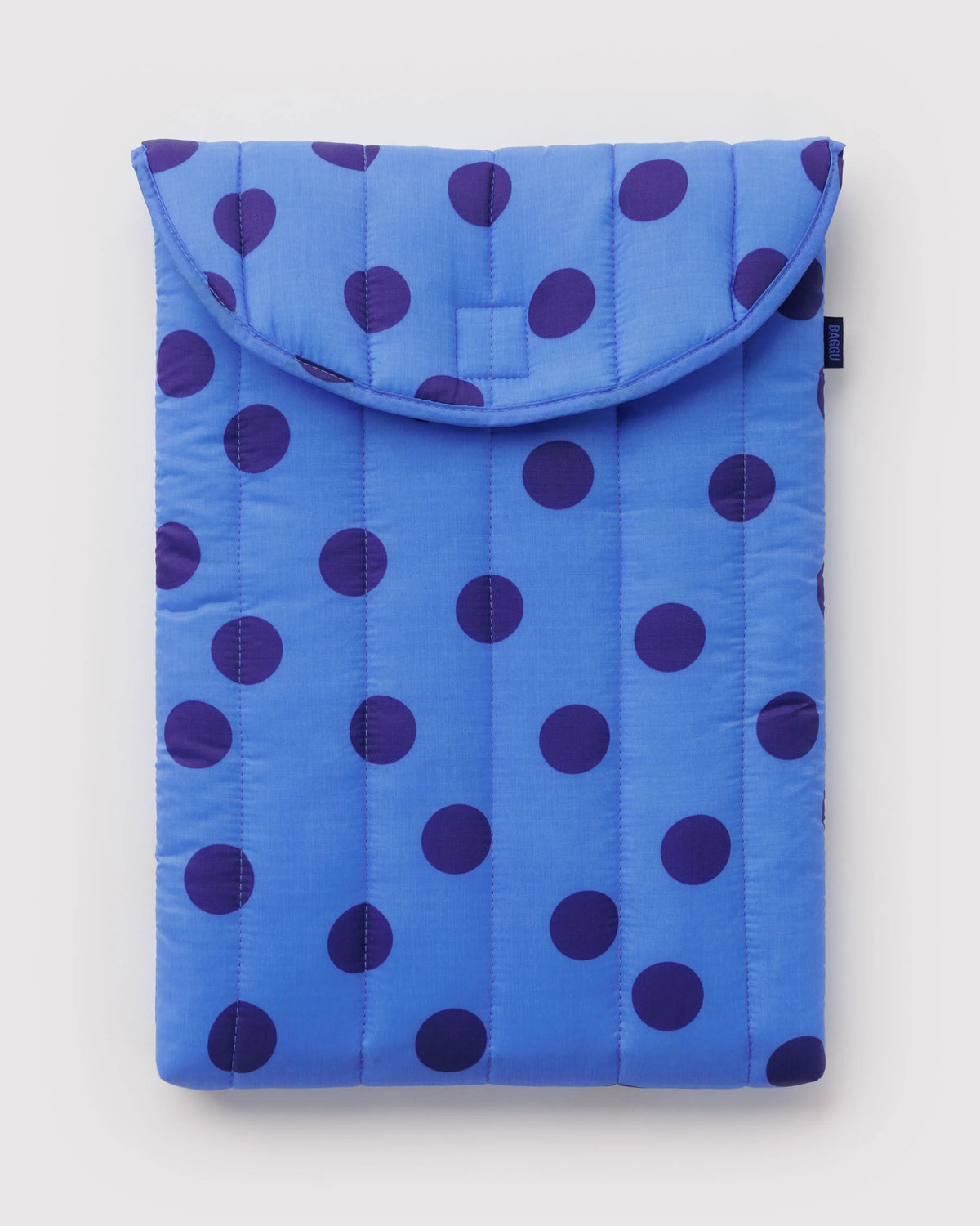 Puffy Laptop Sleeve 16" Blue Polka Dot