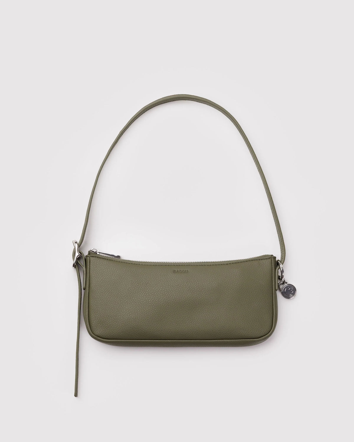 Recycled Leather Pochette Loden