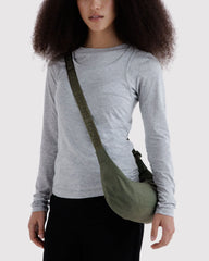 Small Nylon Crescent Bag Caper