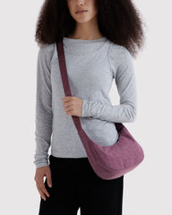 Small Nylon Crescent Bag Wild Plum