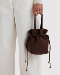 Nylon Drawstring Bag Coffee