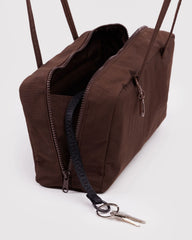 Nylon Bowler Bag Coffee