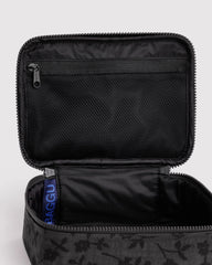 Small Cosmetic Case Charcoal Ditsy Floral