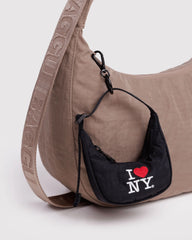 Crescent Bag Charm I Love NY
