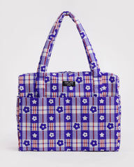 Cloud Carry-On Market Plaid Blue