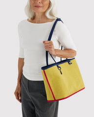 Medium Nylon Reversible Tote Navy Mix