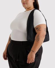Small Nylon Meringue Bag Black