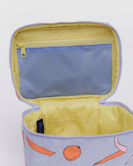 Large Cosmetic Case Apricots & Ribbons